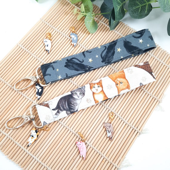 Cat Key Fob Wristlet
