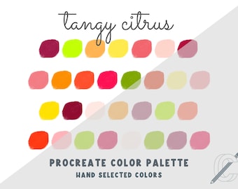 Tangy Citrus - paleta de cores Procreate
