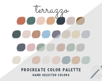 Terrazzo - paleta de cores Procreate