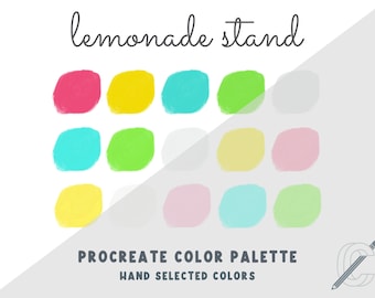 Barraca de Limonada - Mini-Paleta de Cores Procreate