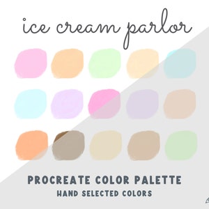 Ice Cream Parlor - Procreate Color Mini-Palette