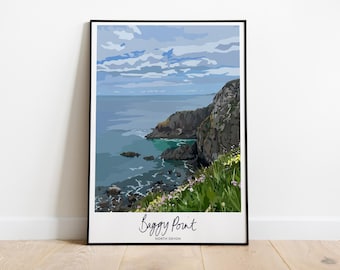 Baggy Point, North Devon Print