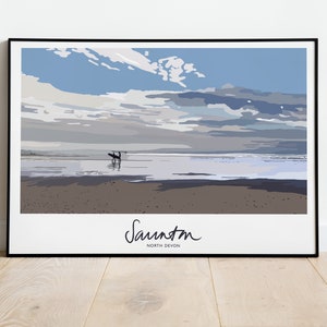Saunton Sands, North Devon Druck