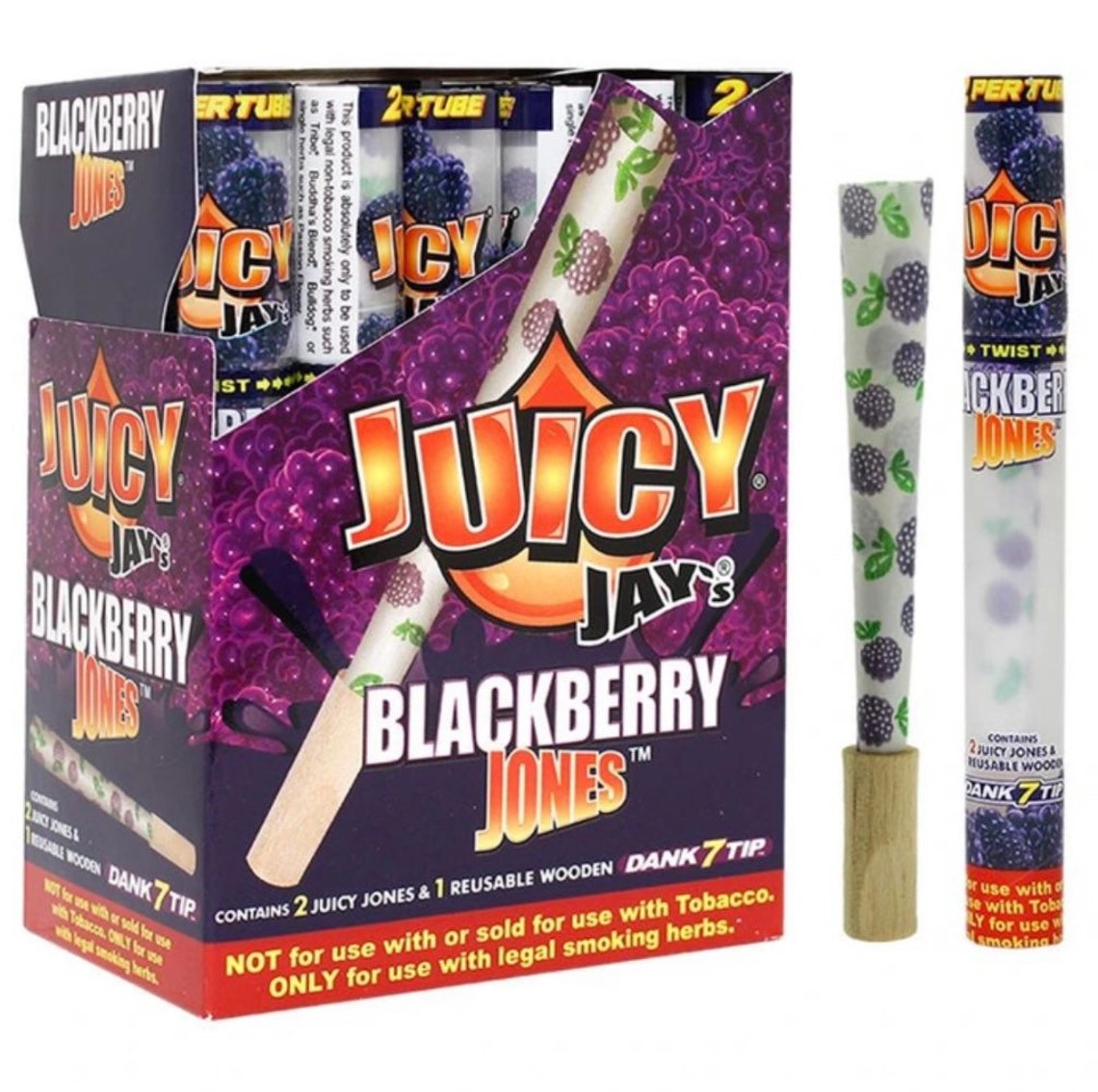 48 Juicy Jays Jones Prerolled Cones Rolling Papers 3 Flavours to
