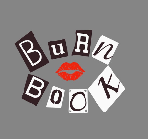 Mean Girls Burn Book Cover & Logo Combo SVG Digital - Etsy