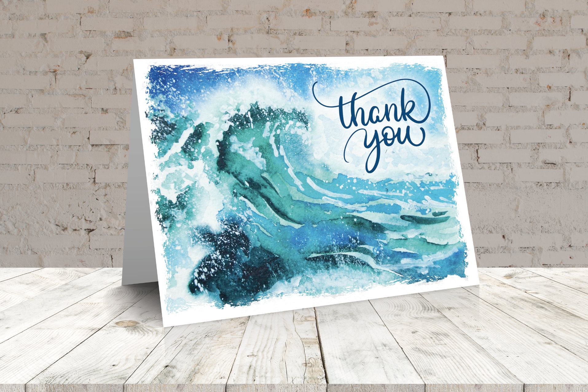 Watercolor Nature Thank You Cards | Printable Greeting Card (digital ...