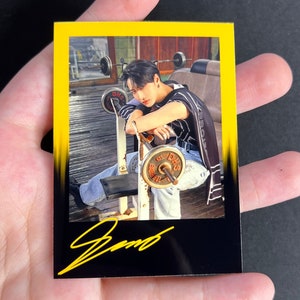 ATEEZ ROCKY Yellow Fanmade Photocards | Hongjoong | Seonghwa | Yunho | Yeosang | San | Mingi | Wooyoung | Jongho