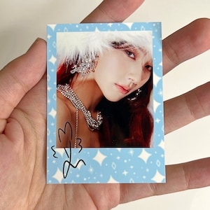 TWO I-DLE Blue Fanmade Photocards | Miyeon | Minnie | Soyeon | Yuqi | Shuhua |