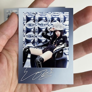 TWO I-DLE Silver/Gray Fanmade Photocards | Miyeon | Minnie | Soyeon | Yuqi | Shuhua |