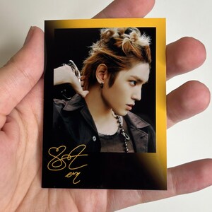 NCT 127 AY-YO Black/Gold Fanmade Photocards | Taeyong | Johnny | Yuta | Doyoung | Jaehyun | Jungwoo | Mark | Haechan |