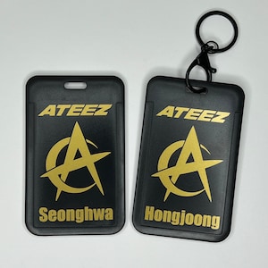 ATEEZ Golden Hour Photocard Holder | Hongjoong | Seonghwa | Yunho | Yeosang | San | Mingi | Wooyoung | Jongho