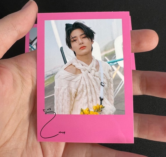 Stray Kids MAXIDENT Pink Fanmade Photocards | Bang Chan