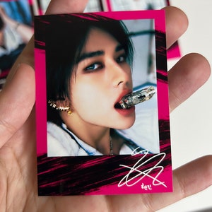Stray Kids 樂-STAR Black Steaks Fanmade Photocards | Bang Chan | Lee Know | Changbin | Hyunjin | Han | Felix | Seungmin | I.N.