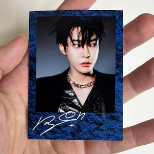 NCT 127 Fact Check Blue/Black Fanmade Photocards | Taeyong | Johnny | Yuta | Doyoung | Jaehyun | Jungwoo | Mark | Haechan |