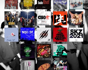 Stray Kids Album Stickers | Bang Chan/Chan | Lee Know/Minho | Changbin | Hyunjin | Han/Jisung | Felix | Seungmin | IN/Jeongin