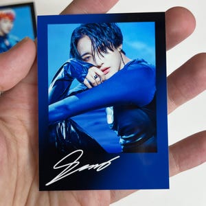 ATEEZ Fever3 Blue-Black Fanmade Photocards | Hongjoong | Seonghwa | Yunho | Yeosang | San | Mingi | Wooyoung | Jongho