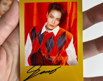 タレントカード ATEEZ SEONGHWA WONDERLAND RARE Photo Ateez X