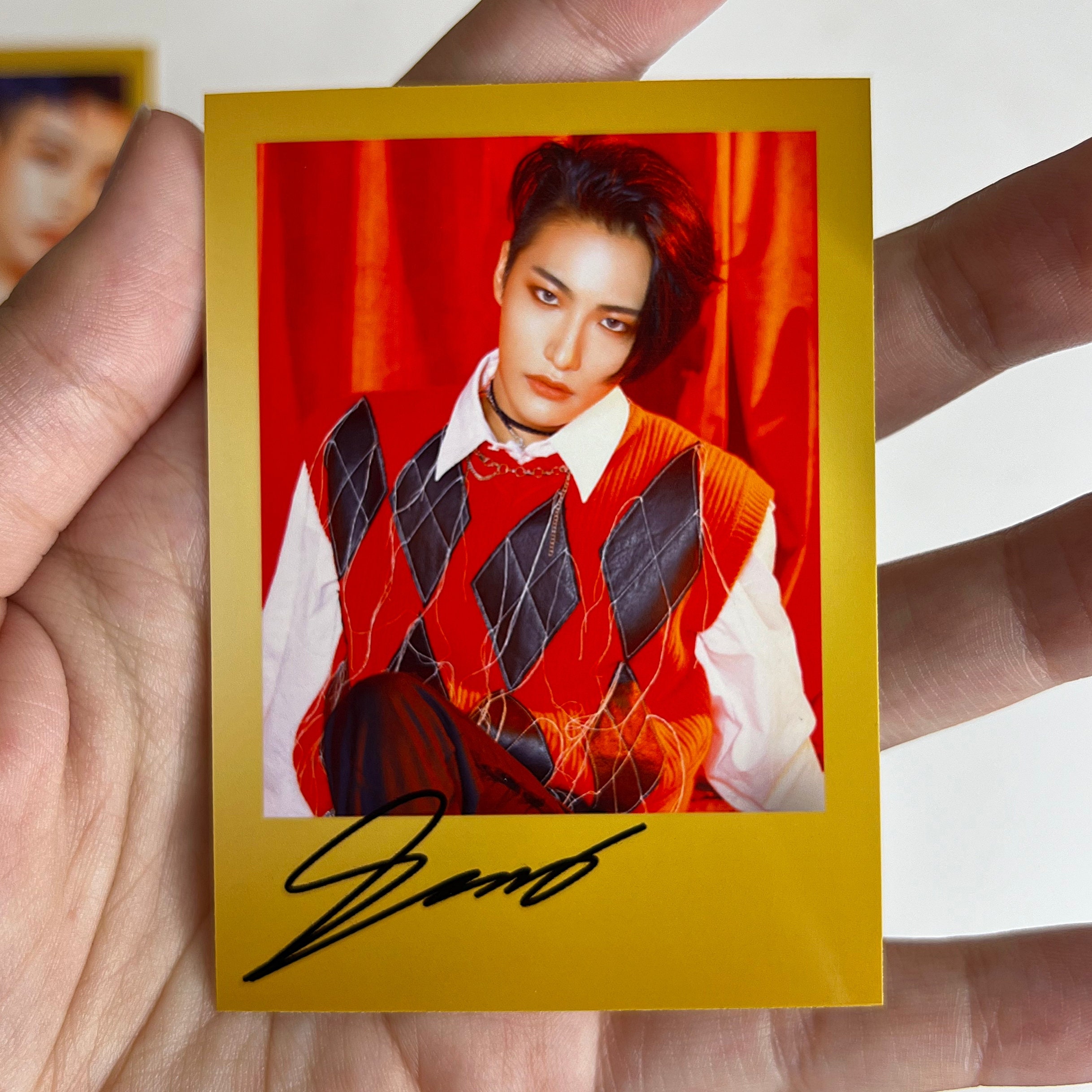 タレントカード ATEEZ SEONGHWA WONDERLAND RARE Photo ATEEZ Seonghwa WAVE Rare MMT Photocard | eBay UK