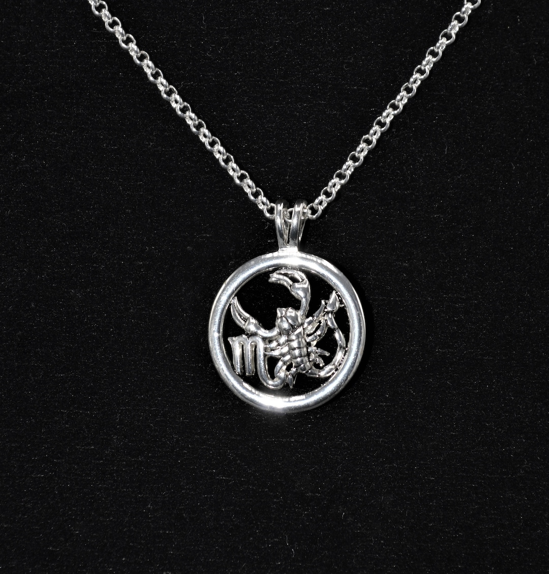 Joan Rivers Crab/cancer Zodiac Pendant Necklace Etsy