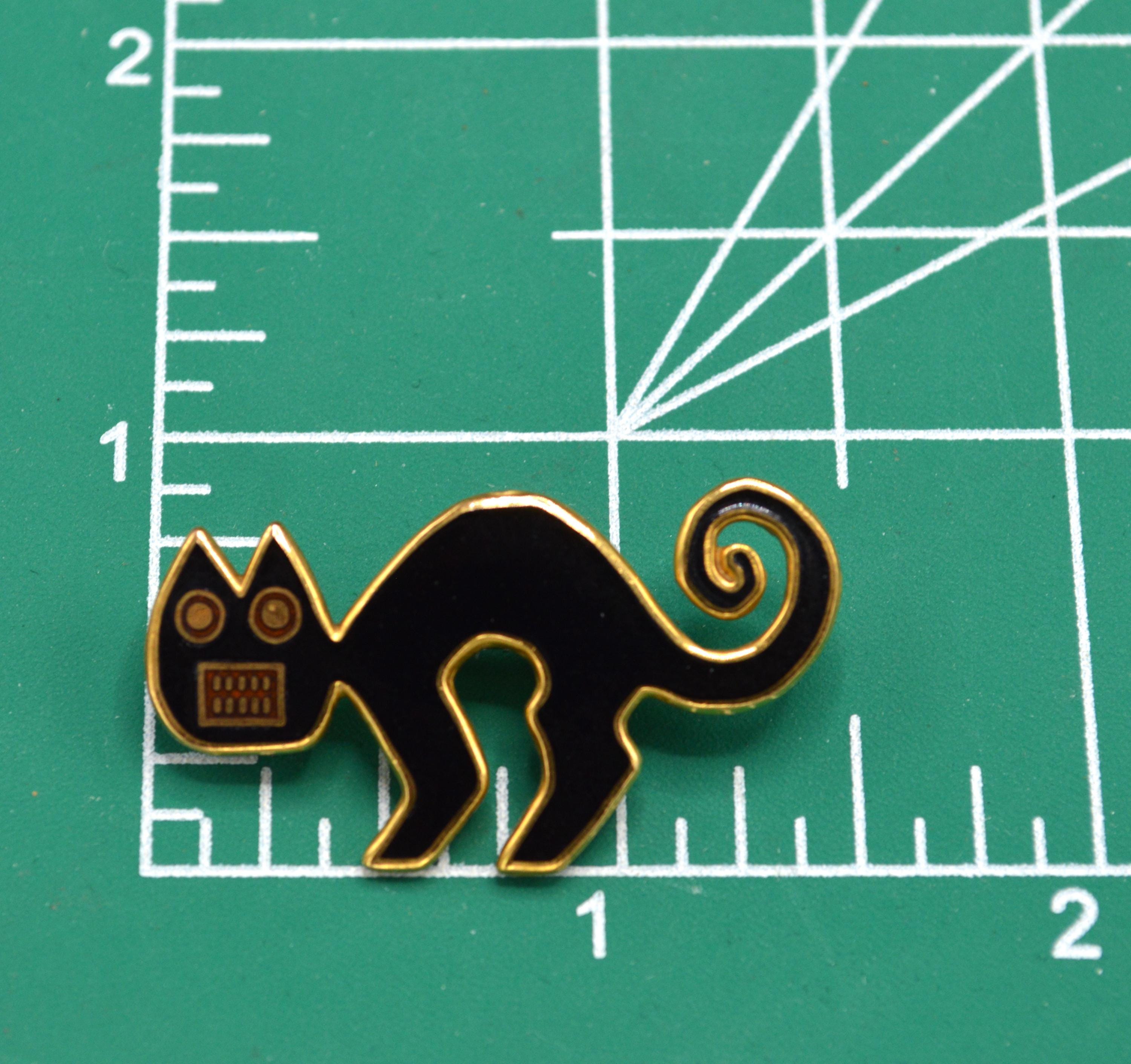 1985 MMA Metropolitan Museum of Art Peruvian Black Cat Pin/brooch