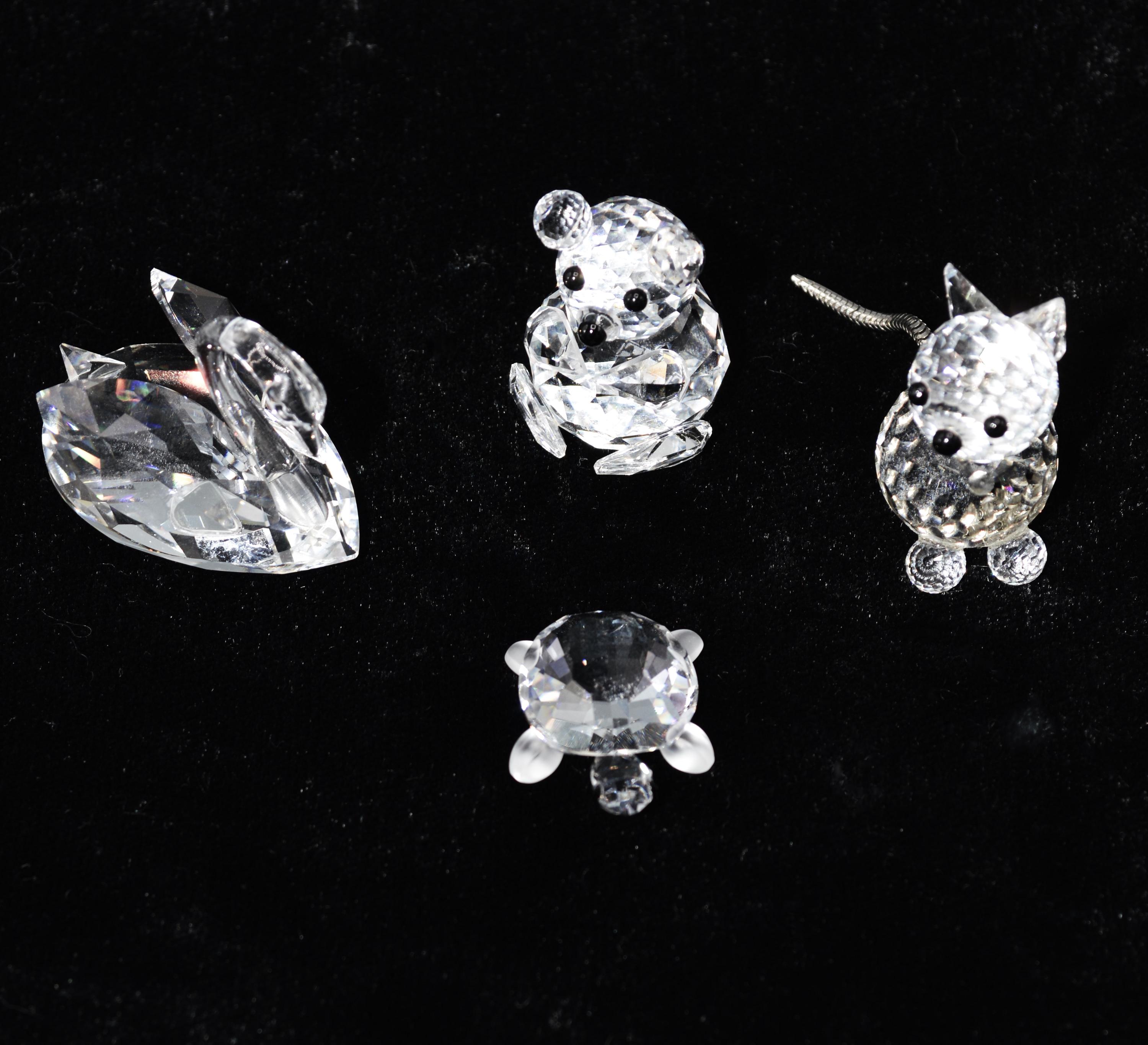 Swarovski Crystal Animal Figurines - Etsy