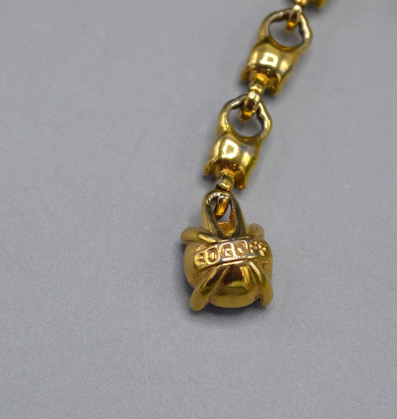 Vintage Mid Century Bogoff Rhinestone Necklace - image 5