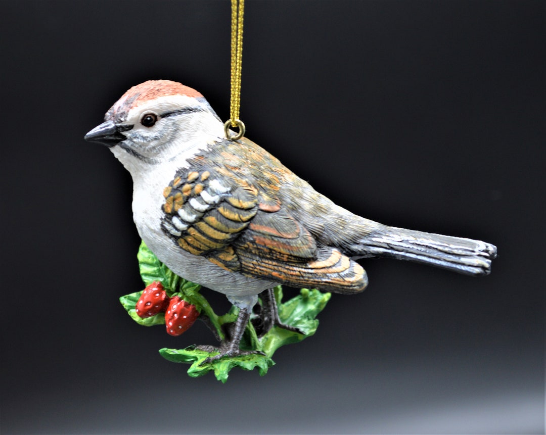 Danbury Mint Songbird Christmas Ornament Collectionchipping Sparrow Etsy
