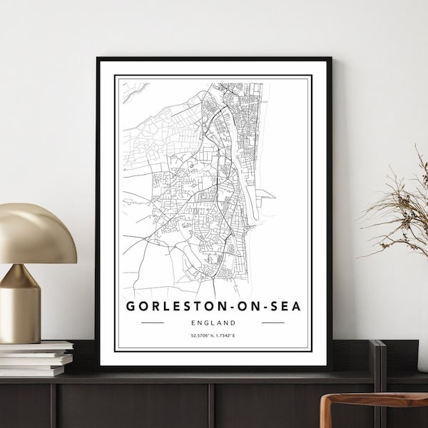 Sea Map Etsy