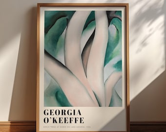 Original Georgia O'keeffe Exhibition Poster - New York Street With