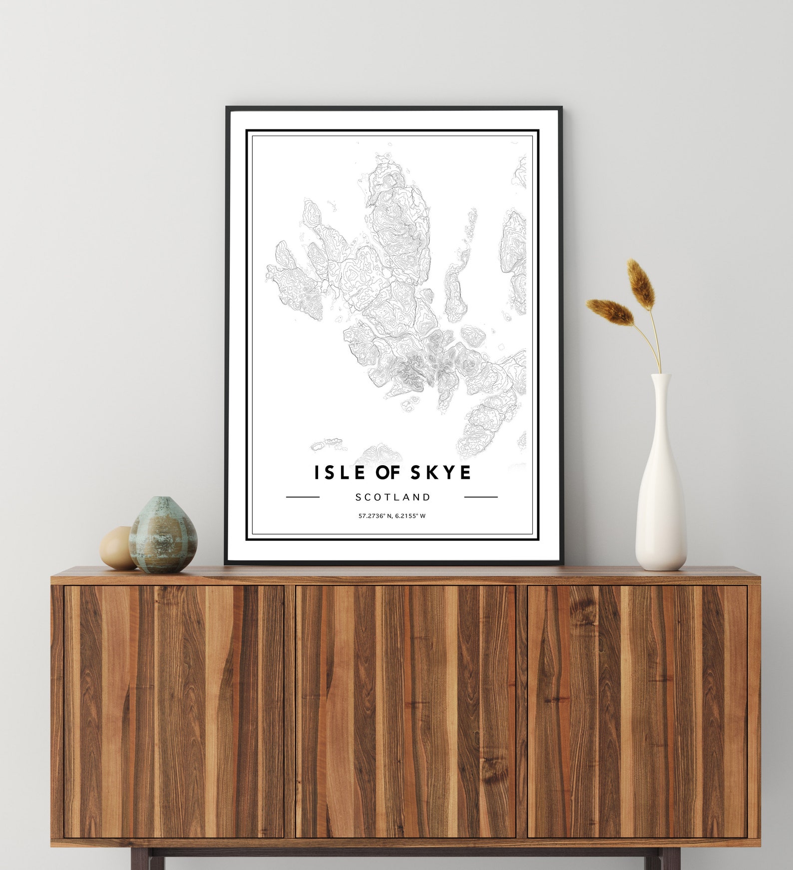 Isle of Skye Map Print Isle of Skye Map Poster Isle of Skye | Etsy