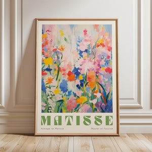 Matisse Botanical Art Print: Pastel Exhibition Poster