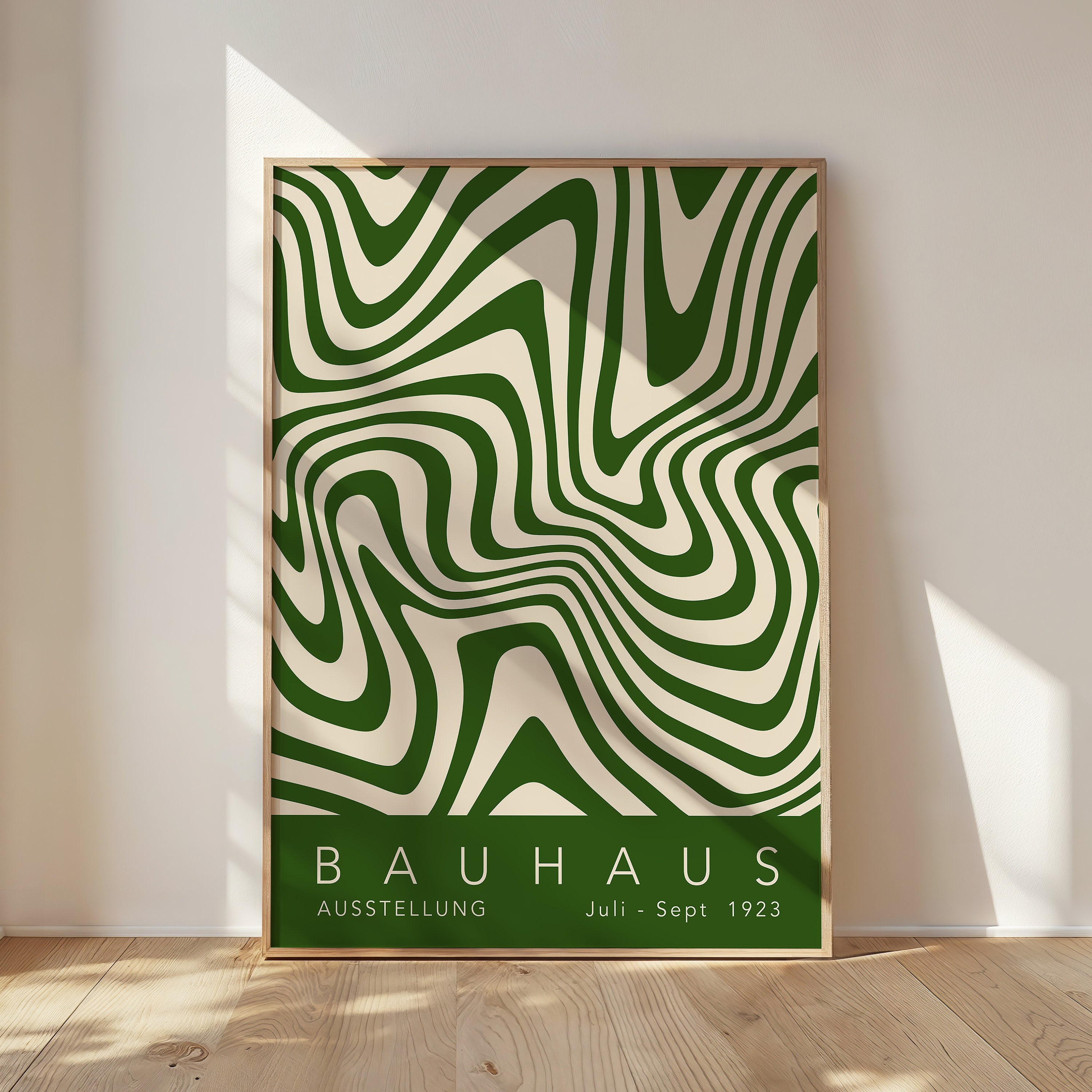 Green Bauhaus Exhibition Poster, Bauhaus Ausstellung Art Print, Wavy Lines Poster, Bauhaus Wall Art, Mid Century Modern BAU191 - Etsy Green Bauhaus Exhibition Poster, Bauhaus Ausstellung Art Print, Wavy Lines Poster, Bauhaus Wall Art, Mid Century Modern BAU191 - Etsy