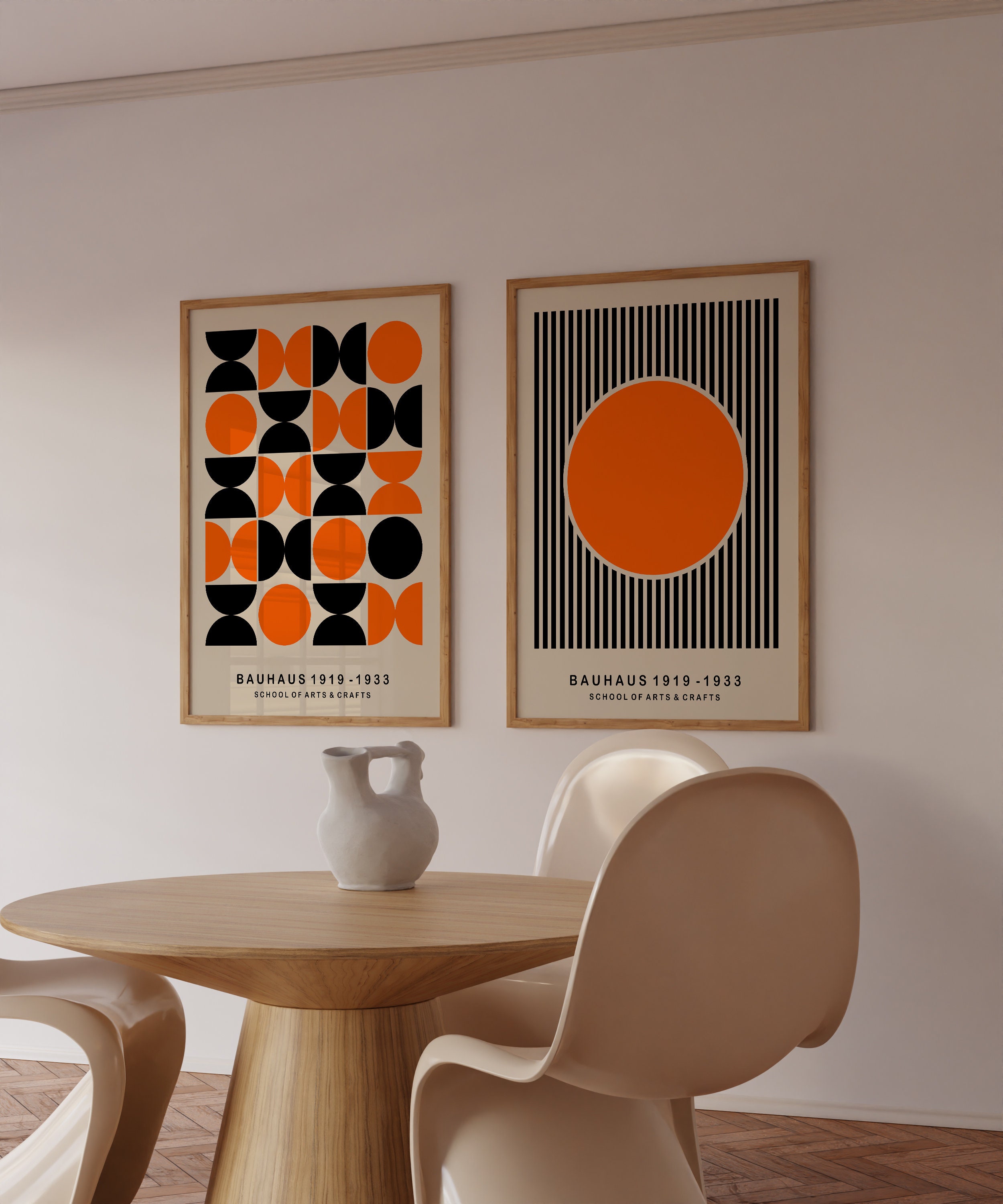 Tableau Bauhaus formes géométriques - 40x60cm | Leroy Merlin