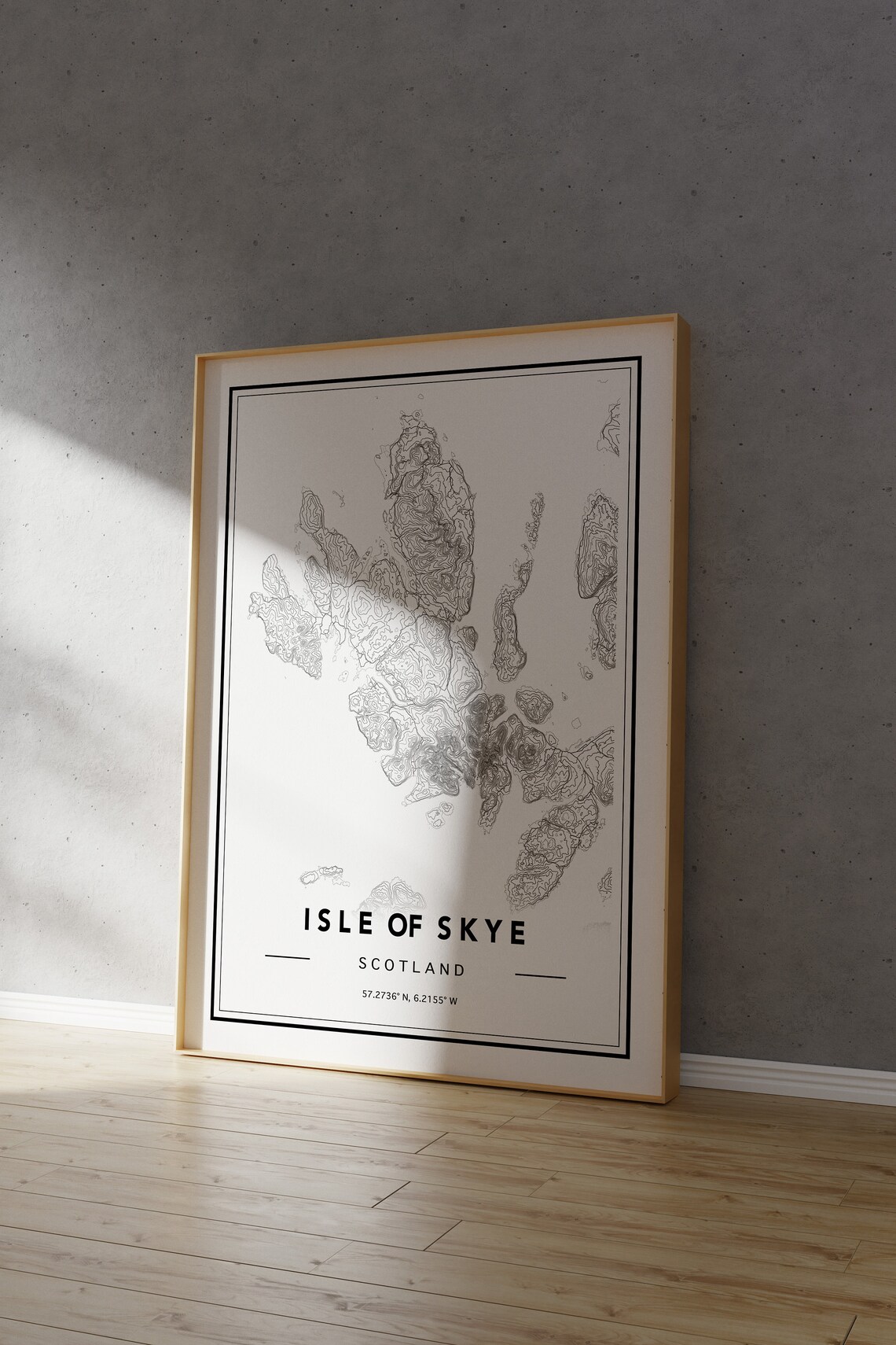 Isle of Skye Map Print Isle of Skye Map Poster Isle of Skye | Etsy