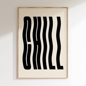 Cartel frío, arte de pared modernista, cartel de cita fría, impresión de arte estético preppy, arte de pared de moda, cartel de impresión de arte frío / T013