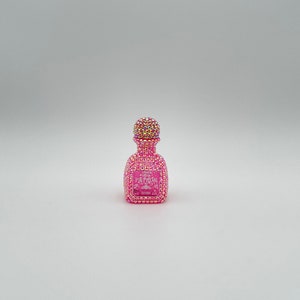 Pink Patron Silver Tequila Cute Mini 50ml Empty Custom Liquor Bling Bottle image 3