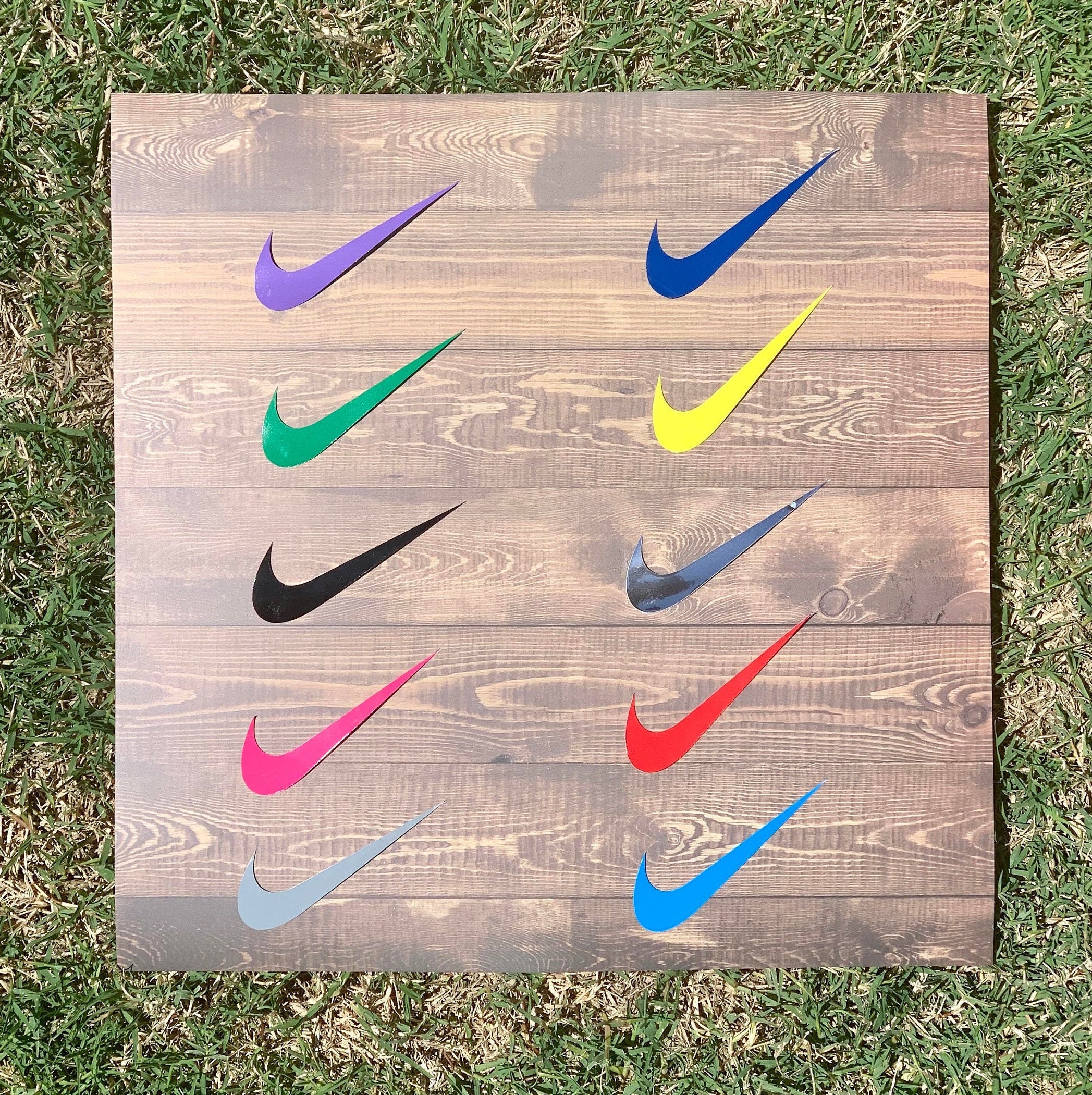 Nike Stickers 10 Pack MultiColor Waterproof Multiple Sizes Etsy