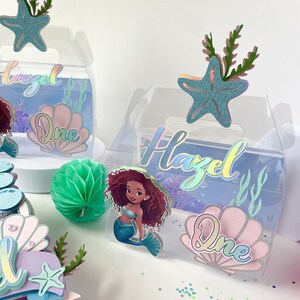 Mermaid Clear Favor boxes