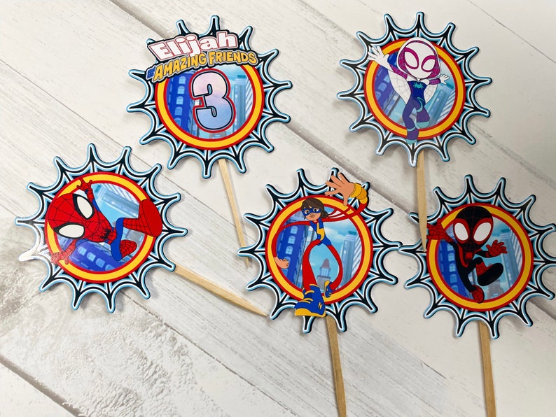Spidey et ses incroyables amis inspirés de gâteau Spidey Cake Etsy France
