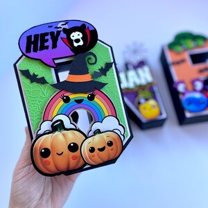 Halloween Hey Bear Sensory ONE 3D Letters, Hey Bear Birthday, 3D letters