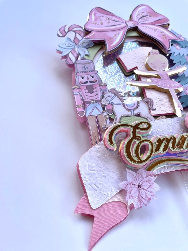 Pink Nutcracker Cake Topper Nutcracker Birthday Party - Etsy