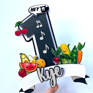Hey Bear Sensory Number Cake Topper, Hey Bear Sensory Party Decorations, Party Supplies