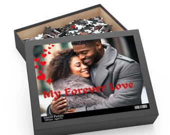 Custom Photo Puzzle, Personalized Valentine's Day Gift