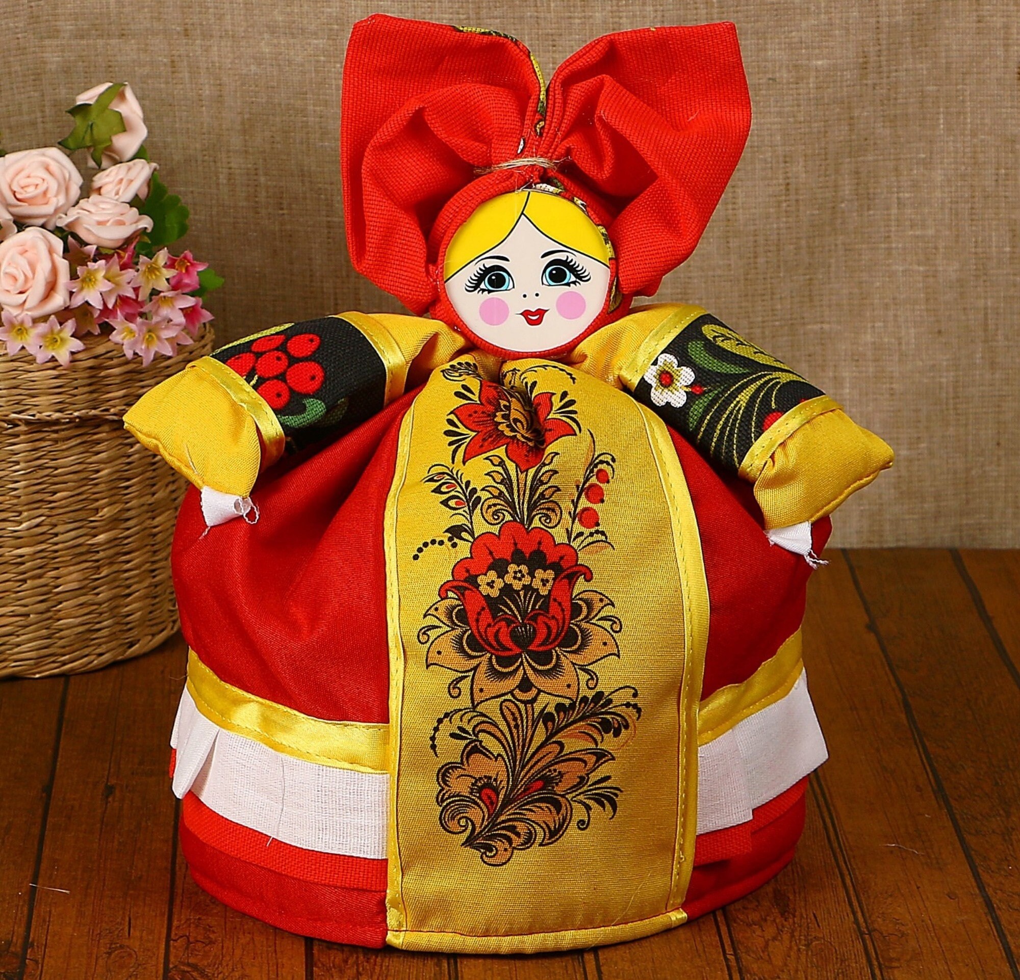 Teapot cozy Russian doll Teapot cover Warm teapot Tea Etsy
