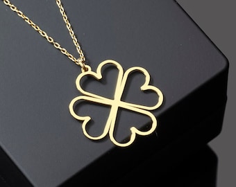 Collana Con Ciondolo Trifoglio Irlandese In Argento 925 E Smeraldo Verde