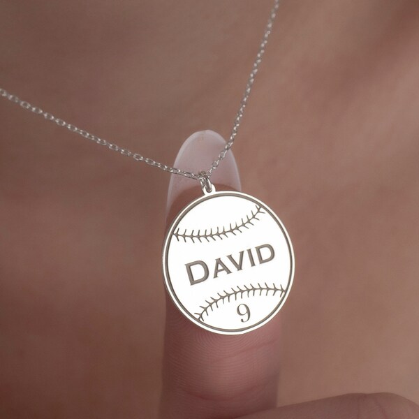 Baseball Necklace Etsy