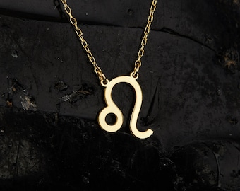 Sterling Silver Zodiac Sign Necklace: Horoscope Pendant, Birthday Gift