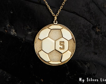 Goldia Sterling Silver Soccer Player Charm