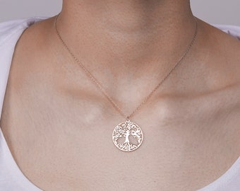 LOOVE Collana con ciondolo a forma di albero della vita, in argento Sterling, con catenina da 45,7 cm, ciondolo per donne, ragazze, mamme, mogli, bambini, Argento sterling LOOVE Collana con ciondolo a forma di albero della vita, in argento Sterling, con catenina da 45,7 cm, ciondolo per donne, ragazze, mamme, mogli, bambini, Argento sterling