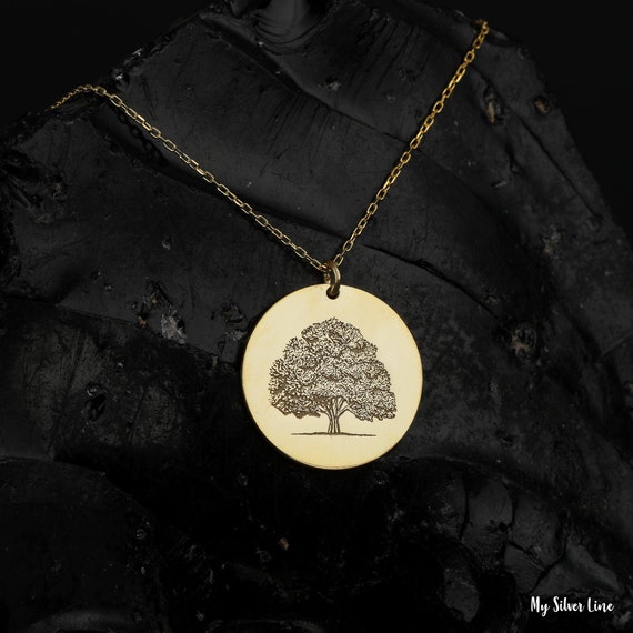 IKemiter Silver Oak Leaf Necklace Tree Leaf Pendant Jewelry Gift for Women  Girls Alloy Neck Chain - Walmart.ca
